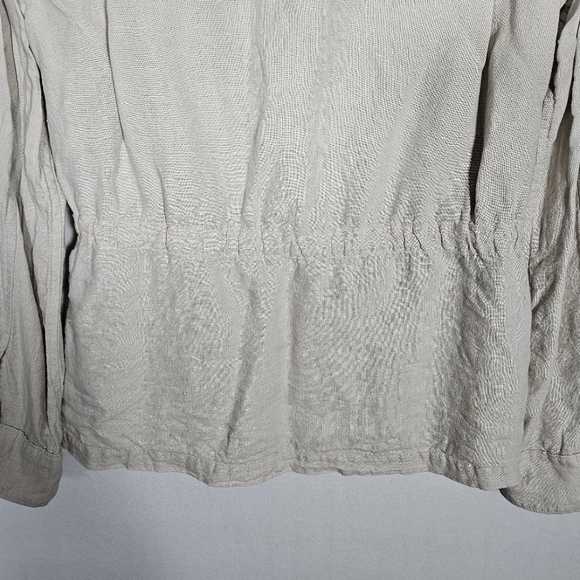 Banana Republic Women's Beige Linen Barn Jacket Size S - Picture 7 of 10
